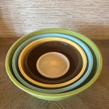 OGGI Melamine Nesting Mixing Bowls Harvest Colors Bowls  Set of 5