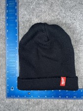 Milwaukee Hat Beanie Mens One Size Black Knit Thinsulate Rolled Stretch Winter