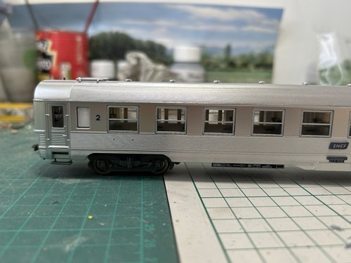 Coach Jouef DEV INOX 2ª Clase SNCF Gris Ref 4111 | Condition: New