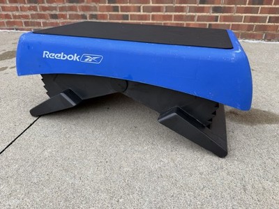 Reebok Professional Aerobic Step 5 Level Blue Stepper Riser Exercise Collapsable