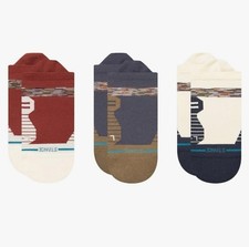 NEW Stance Performance Tab Riveen Light Tab 3 Pack Socks Men's Medium 6-8.5