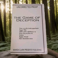 Uncorrected Proof Game Of Deception (Wahida Clark Presents) Victor L. Martin TPB