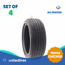 Set Of 4 Used 23545r18 Bridgestone Turanza El440 94v - 6.5-8.532 17acu