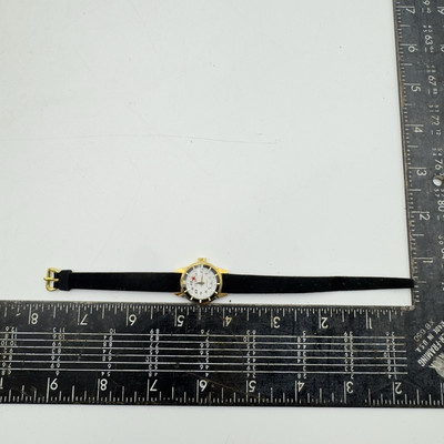 RAVISA 27mm GoldTone 17 Jewels Swiss Mechanical Hand Wind  display picture 2