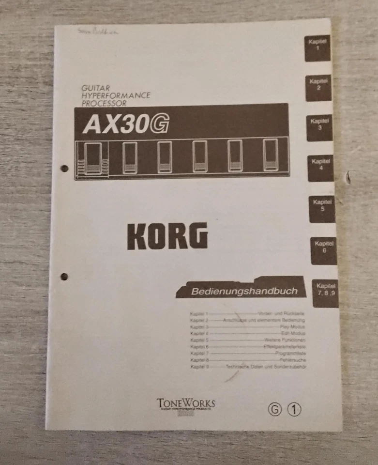 Korg Toneworks AX 30 G, Gitarrenmultieffekt - Bild 3 von 4