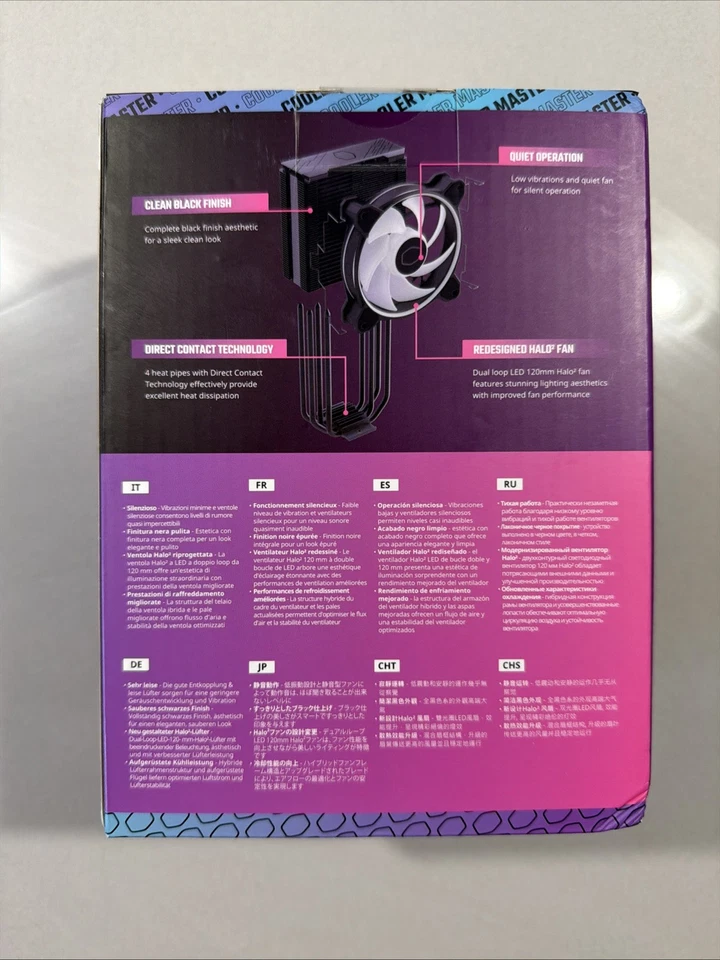 Cooler Master Hyper 212 Halo CPU Cooler (Black) - Image 2 of 4