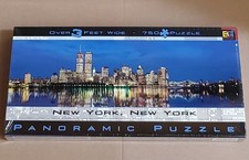 New Sealed New York City Panoramic Jigsaw Puzzle Features Twin Towers 750 Pc