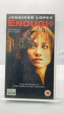 Enough, Starring Jennifer Lopez On VHS Video Cassette Tape