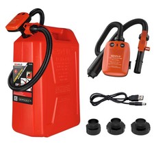 Rechargeable Automatic Fuel Transfer Pump, 3.2 GPM Flow, Auto-Stop Sensor, Po...
