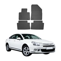 Omac Gummi FußMatten FüR Citroen C5 Limo Break 2008-2017 Automatten Schwarz 4X
