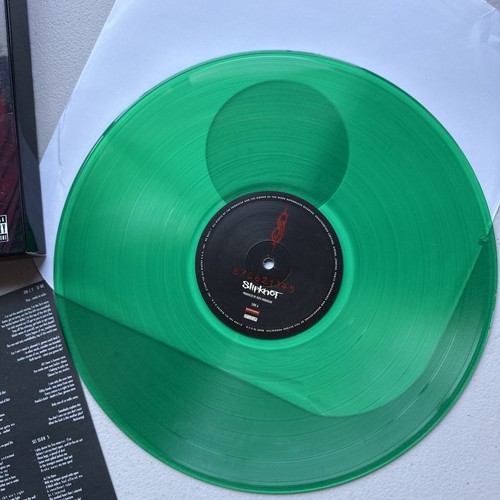 Slipknot 2009 Slime Green Vinyl LP & T-Shirt Box Set -Size Large - Nu Metal - Picture 4 of 10