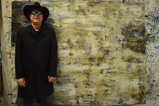 Mark Little Original Giant Profesional Painting 84”X62” (7 Foot) Abstract Modern