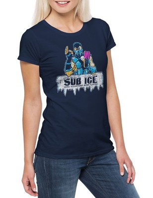 Sub Ice Damen T-Shirt Mortal Sub-Zero Criminals Eis Kombat Eisdiele Goro Kung Fu