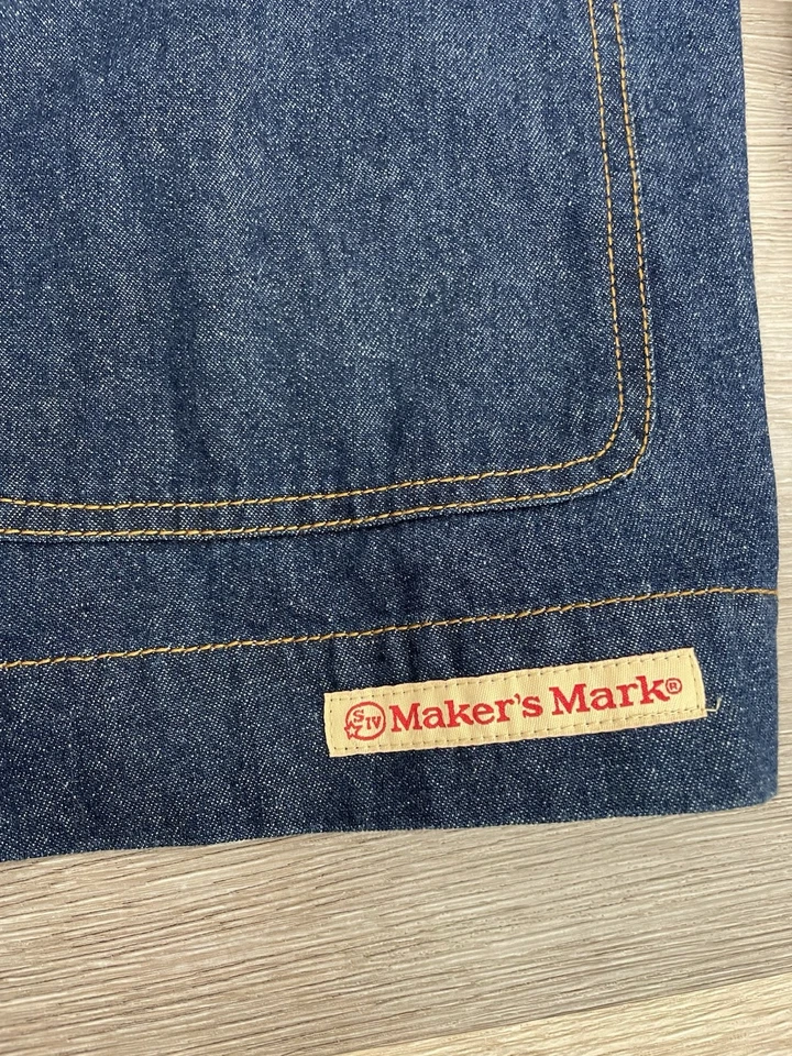 Abrigo Makers Mark Denim Chore 100% Algodón Pequeño Ligero Foto 4 de 4