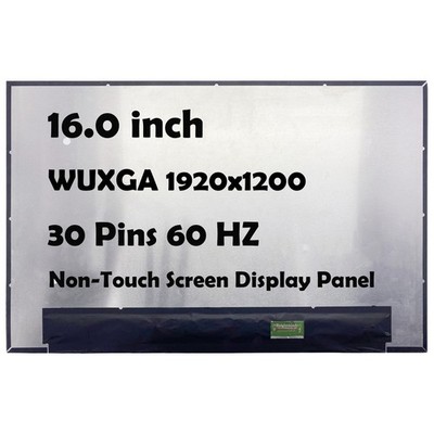 16'' for HP PN:N61960-L61 1920x1200 30 Pins Lcd Non-Touch Screen Display Panel