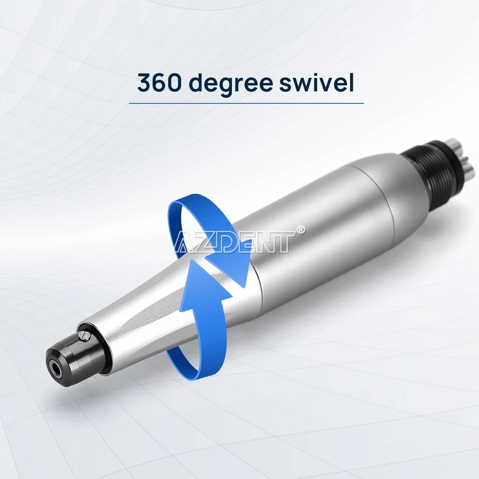 Dental Hygiene Prophy Handpiece 360° Swivel 4:1 Nose Cone Air Motor 4Holes - Image 3 of 4
