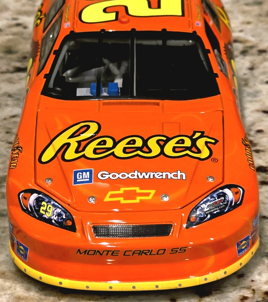 2006 #29 Kevin Harvick Reese's Monte Carlo SS New Hampshire 1:24 acción diecast Foto 3 de 4