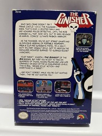 The Punisher Nintendo NES Box And Cartridge Only Authentic Tested & Working 1990
