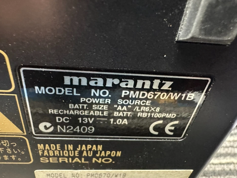 Marantz PMD670 Solid State Recorder  original carry bag - Image 2 of 4