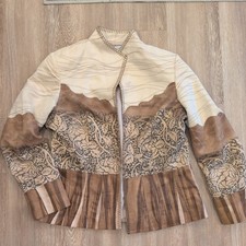 VTG Coldwater Creek Southwestern jacket 14 Tribal Aztec Western USA cowgirl 90s