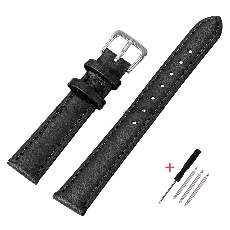 16mm to 24mm Soft PU Leather Watch Band Strap Bracelet