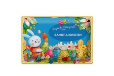 Blechschild Ostern Ostergrüße 30x20cm SANKT AUGUSTIN Geschenk Deko tin sign