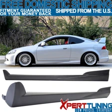 Fits 02-06 Acura RSX PU Mugen Style Unpainted Side Skirt