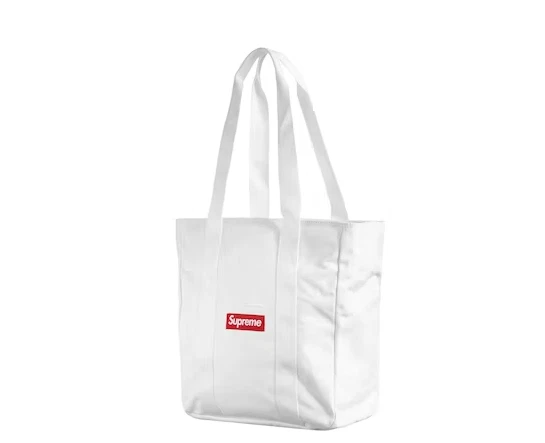 Brand New SUPREME CANVAS TOTE BAG/ WHITE OS