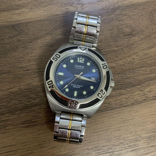 USED CASIO MODEL NUMBER: EF-101 QUARTZ WATCH EDIFICE WRISTWATCH GOOD M-3992
