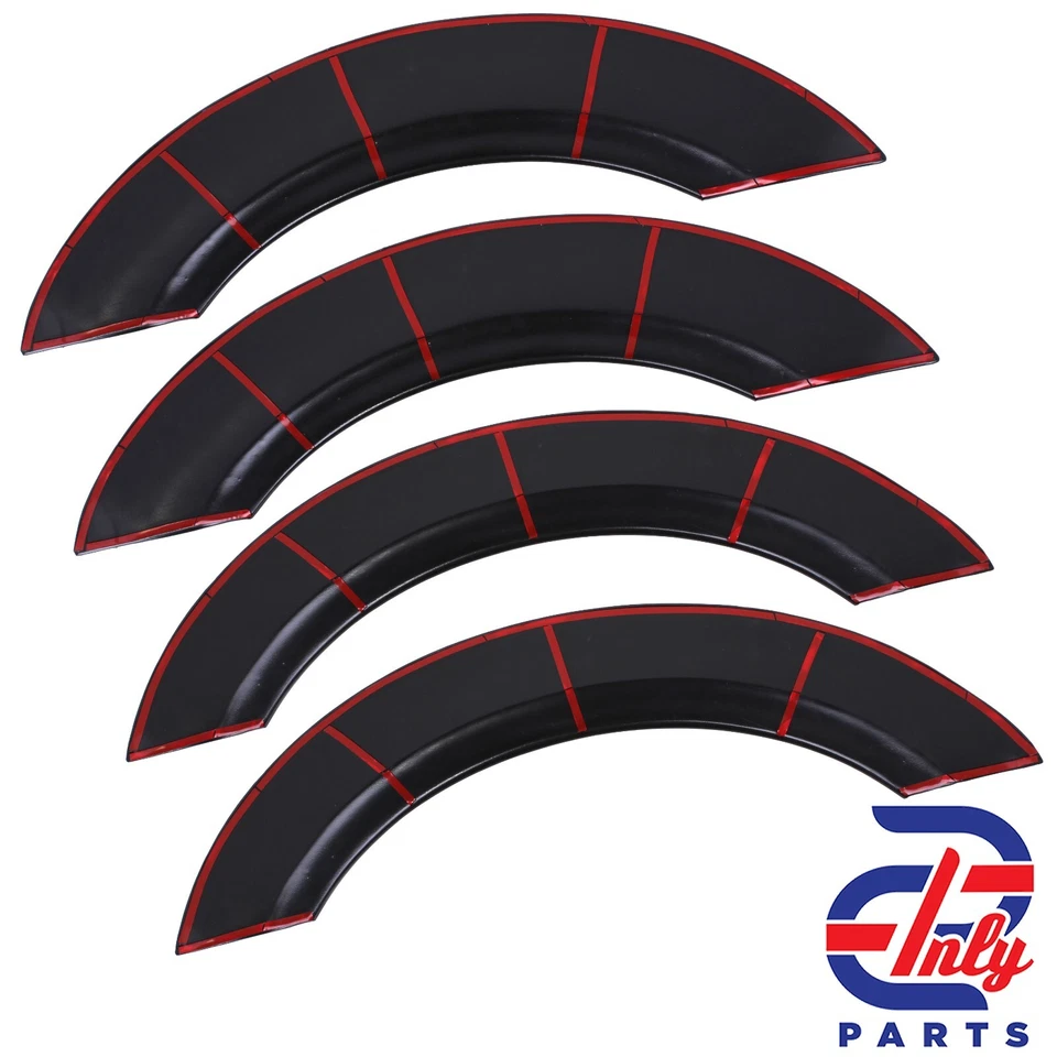 4 piezas para VW Crafter MAN TGE protección del paso de rueda guardabarros ensanchamiento (desde 2017) - Imagen 3 de 4