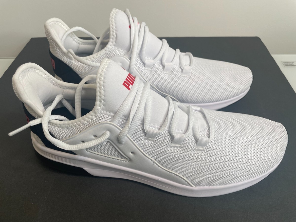 Puma Men’s Electron Street White & Gray Athletic Sneakers Size 9.5 Electro Men main image 4
