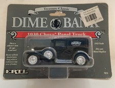 1992 ERTL 1930 CHEVY PANEL TRUCK DIME BANK 1/43 AGWAY DIECAST METAL