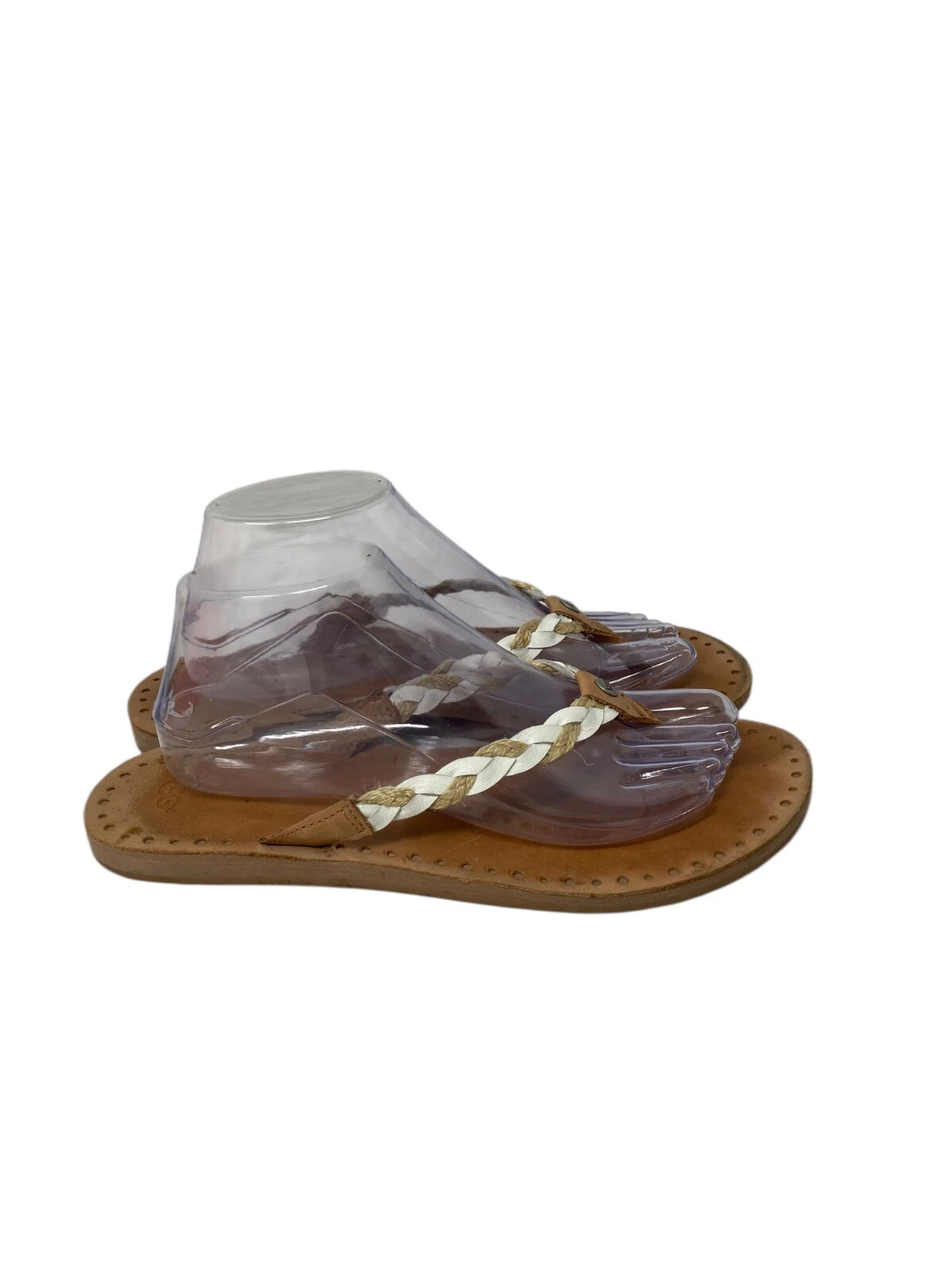 Sandali UGG donna taglia 9 scarpe stringate classiche comode in pelle