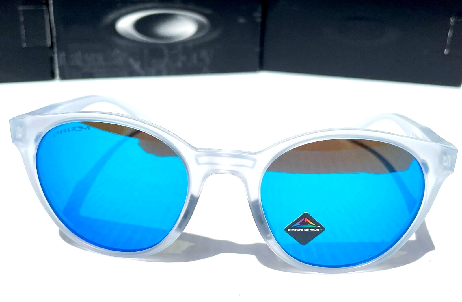 Lunettes de Soleil Oakley Spindrift Matte Clear W/ Prizm Sapphire  OO9474-0452