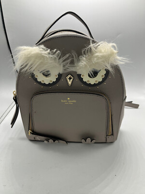 Kate Spade-star bright owl tomi Kate Spade Star Bright Owl Tomi Backpack Bag Black WKRU5690  main image 3