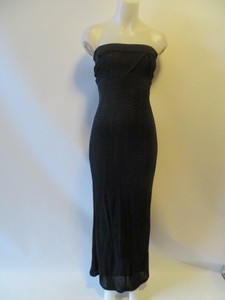 bloomingdales long black dress