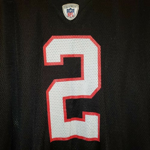 Camiseta deportiva para hombre Nike Matt Ryan Atlanta Falcons #2 negra sobre el campo talla XL XLarge - Imagen 5 de 10
