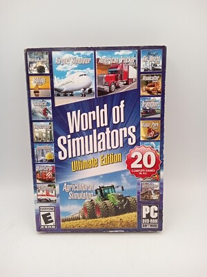 WORLD OF SIMULATORS ULTIMATE EDITION PC WIN DVD-ROM SOFTWARE Used 