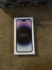 Apple iPhone 14 Pro Max 128 GB .Deep Purple Empty BOX ONLY NO PHONE