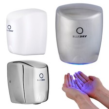 BLUE DRY MINI JET HD-BD1015 HAND DRYER HIGH SPEED AUTO COMPACT LED BLUEDRY DRIER