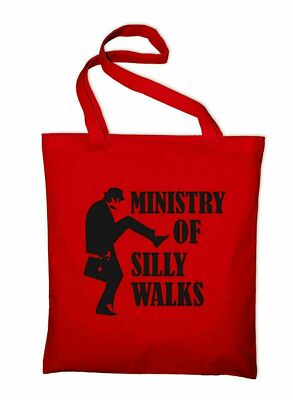 #1 Monty Python Jutebeutel Ministry Of Silly Walks Beutel Stoffbeutel Fun