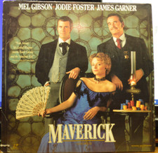 Maverick Laserdisc, 1994 Mel Gibson Jodie Foster James Garner  Widescreen 