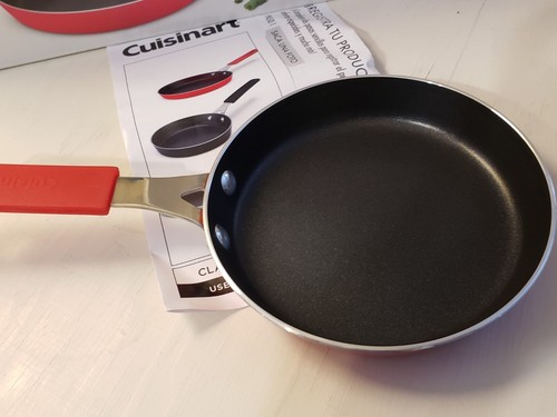 CUISINART Mini PADELLA ANTIADERENTE CLASSICA 14 cm rossa nuova con scatola - Foto 7 di 8