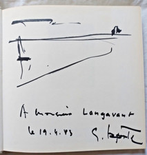 Georges Laporte par Lanoux Oeuvre peint Oeuvre Gravé Envoi de Laporte