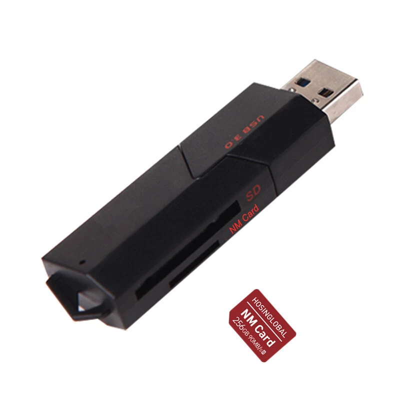 For Huawei NM Card USB Reader Adapter 2 In 1 NM / SD Card Reader USB 3.0 - Image 2 of 4