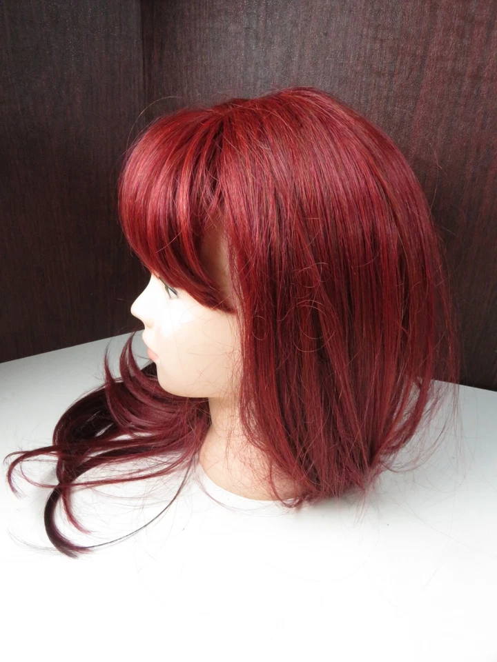 Long MOTOWN TRESS HD INVISIBLE LACE WIG Iron Safe up to 400 degrees Auburn Red - Image 2 of 4