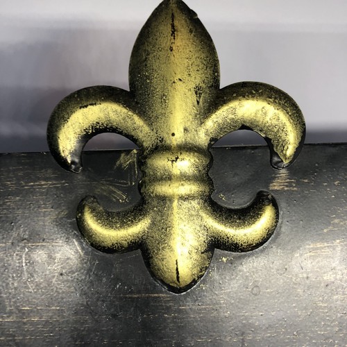 Fleur De Lis Art Piece Magnet Board Fleur De Lis Magnets Metal Message Board NEW - Picture 14 of 16