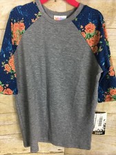 Lularoe Kids Shirt Sloan Raglan T Size 6 New NWT 3/4 Sleeves DISNEY BAMBI