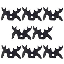 8 Pack Plastic Moosehead Pool Billiard Cue Bridge Head for Pool Table