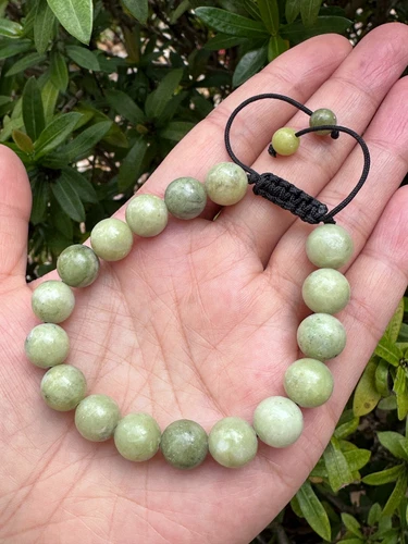 Grade A++ Edelstein Perlen verstellbar Armband 10 mm, echte Kristalle Armbänder - Bild 102 von 124